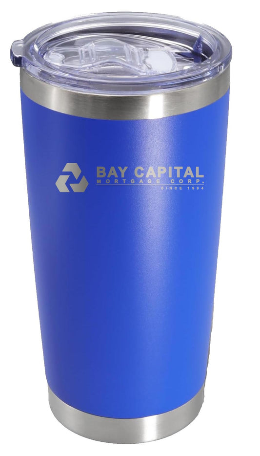 20 oz blue tumbler
