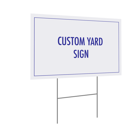 Custom Yard Sign 24x18 with Stake